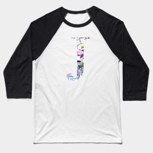 Gaudi Barcelona Initial J Baseball T-Shirt